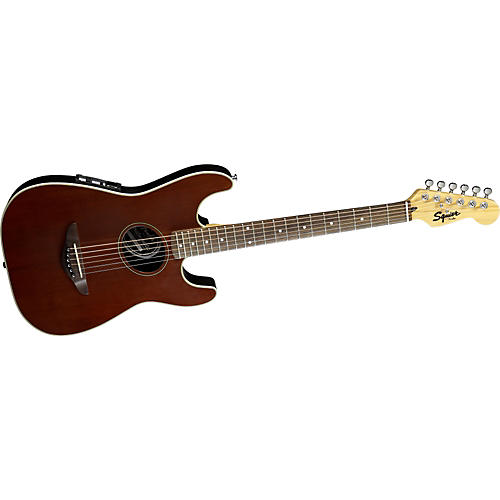 Squier Stratacoustic Acoustic-Electric Guitar Walnut Stain