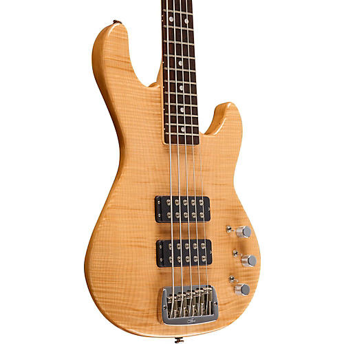 G L L 2500 5 String Bass Guitar Gloss Natural Rosewood Musician S Friend