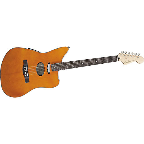 Fender JZM Deluxe Acoustic-Electric Guitar Transparent Amber