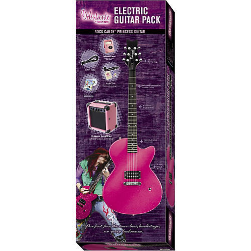 daisy rock debutante rock candy princess electric guitar pack