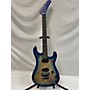 Used EVH 5150 Series Deluxe Poplar Burl Solid Body Electric Guitar Aqua Blue