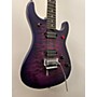 Used EVH 5150 Series Deluxe Solid Body Electric Guitar Quilted Maple Purple Daze