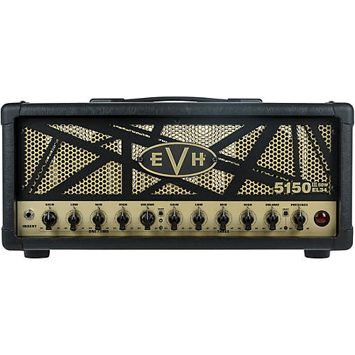 EVH 5150III 50W EL34 50W Tube Guitar Amp Head Black