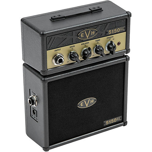 EVH 5150III Micro Stack EL34 1W 1x3 Mini Guitar Combo Amp Black and Gold