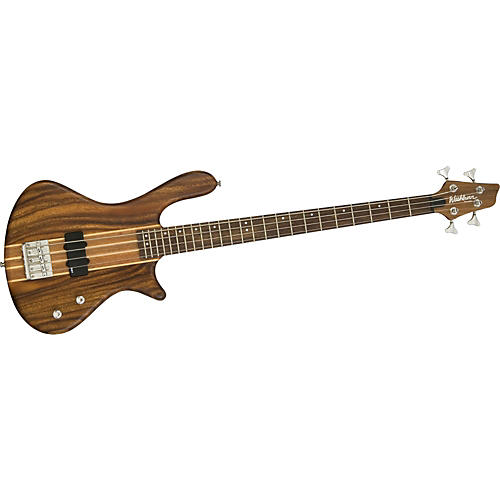 Washburn T24 Taurus Neck-Thru Bass Guitar with Humbucker Natural Mahogany |  Musician's Friend