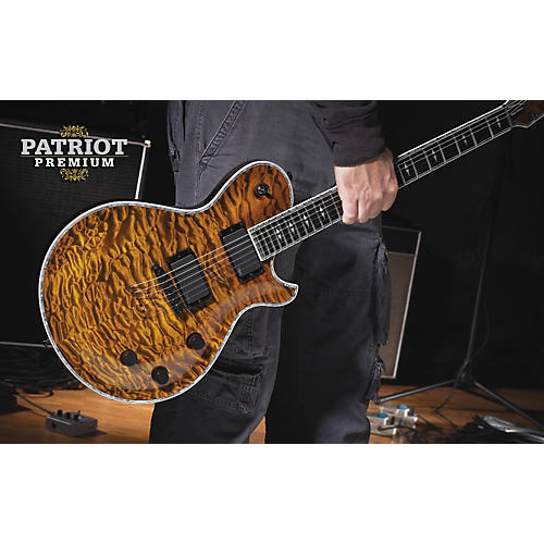 Michael Kelly Patriot Premium Electric Guitar Tiger Eye