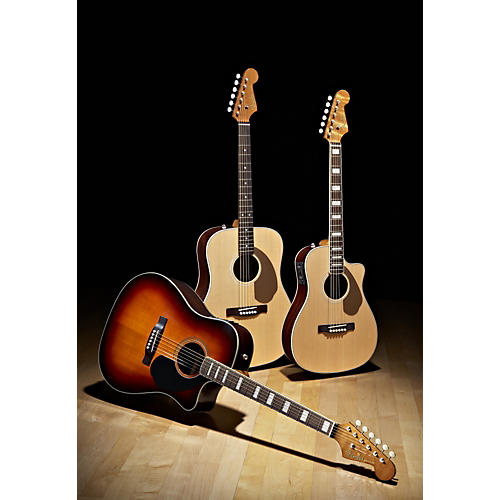 Fender Malibu SCE Acoustic-Electric Guitar Natural | Musician's Friend