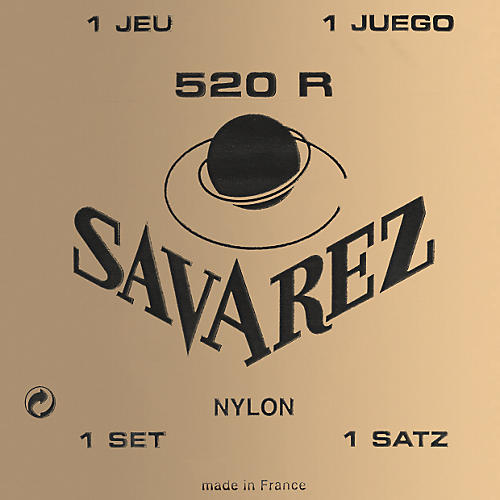 Savarez 520R Traditional Red Card Strong Tension Classical Guitar Strings