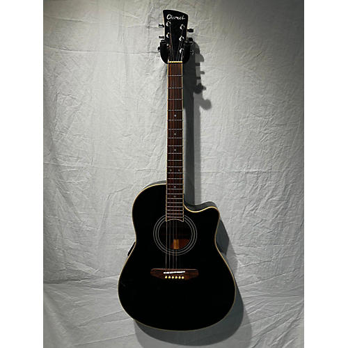 Charvel 525 D Acoustic Electric Guitar Black