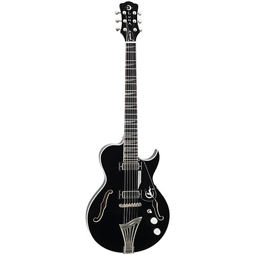 luna athena semi hollowbody electric guitar