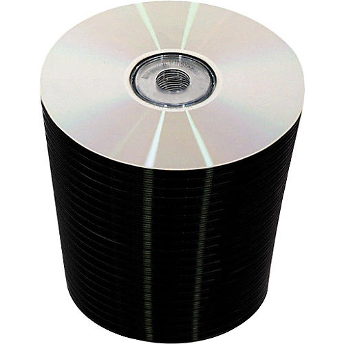 52X Silver 100-Pack CDRs with Jewel Cases