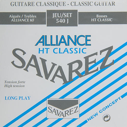 Savarez 540J Alliance Trebles Classic Basses High Tension Nylon Guitar String Set