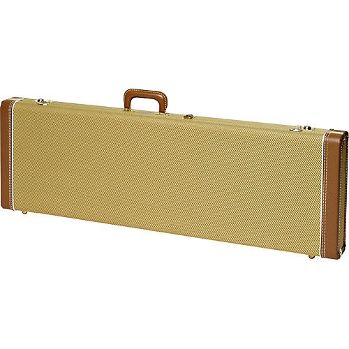 ベース Fender USA Tweed Hard Case Bass Vintage PREMIUM Cloth Tweed P/J Bass Hardshell Case- SUPER Quality-