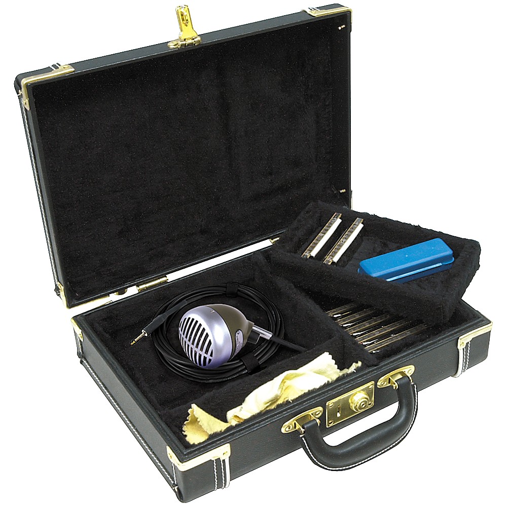 Musician's Gear Hardshell Harmonica Case Black 672485204022 eBay