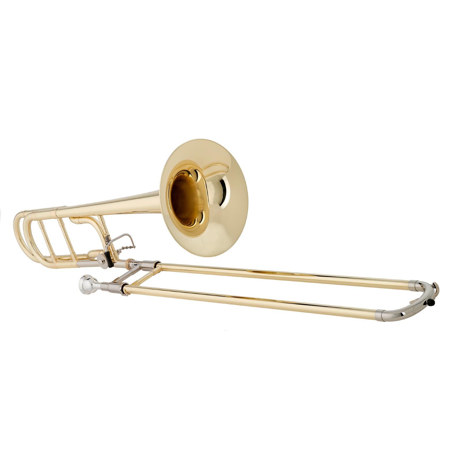 Getzen 547 Capri Series F Attachment Trombone Lacquer Yellow Brass Bell
