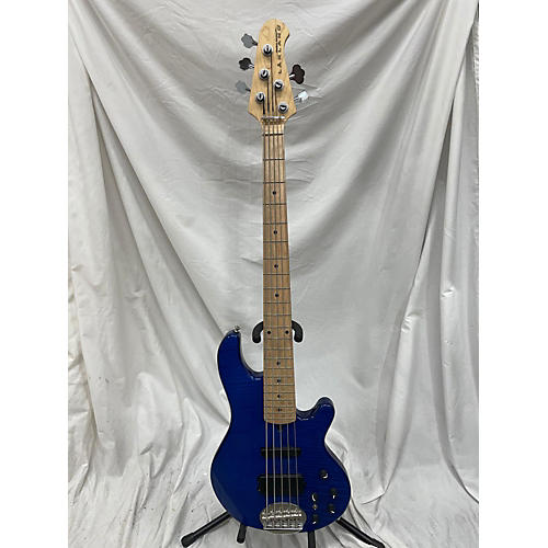 Lakland 55-02 Skyline Series 5 String Electric Bass Guitar Trans Blue