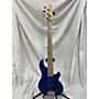 Used Lakland 55-02 Skyline Series 5 String Electric Bass Guitar Trans Blue
