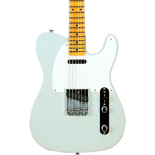 Fender Custom Shop 55 Telecaster Journeyman Relic with DLX Closet Classic Electric Guitar Super Aged Sonic Blue