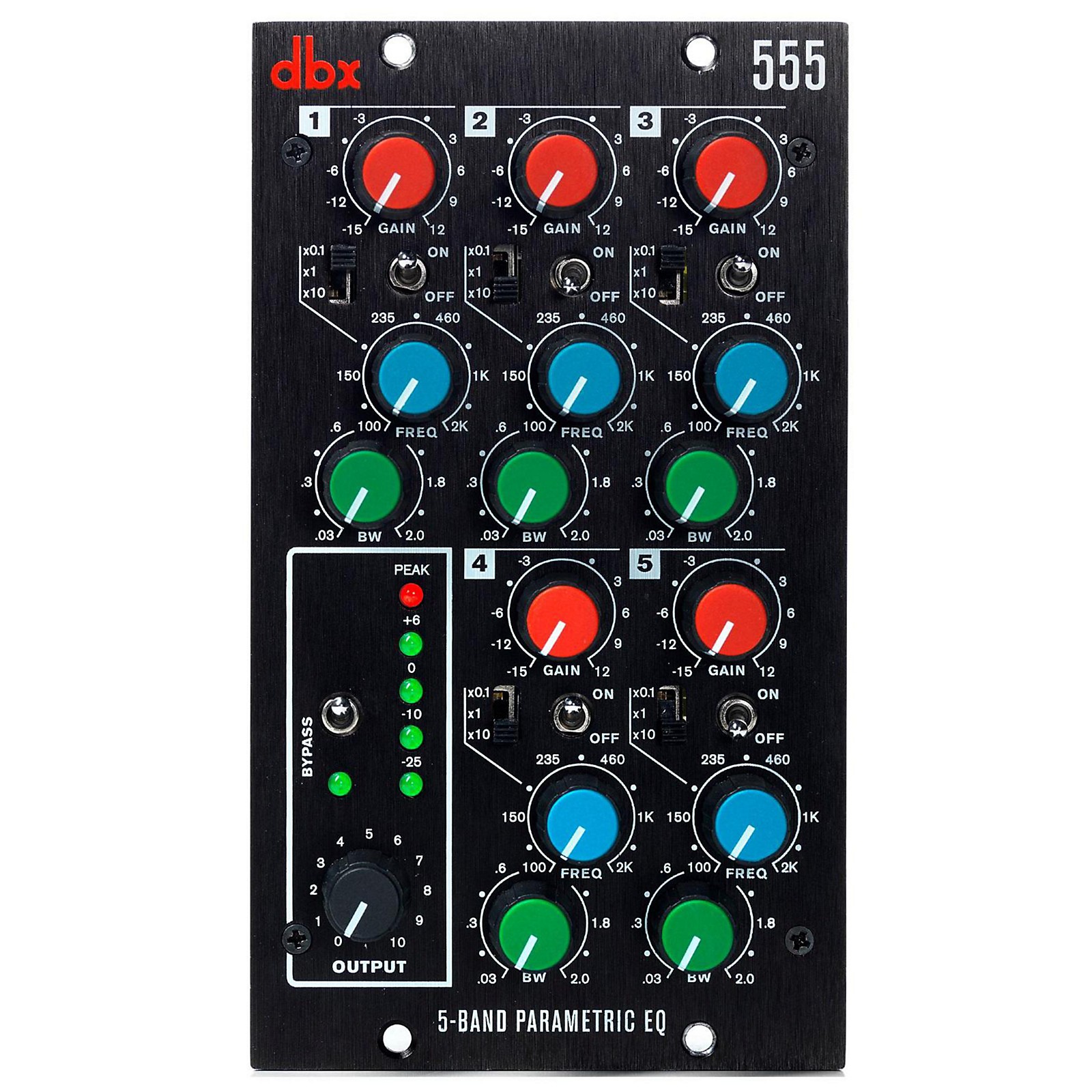 dbx 555 5Band Parametric EQ 500 Series Musician's Friend
