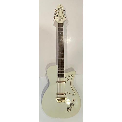 Danelectro 56 U2 Full Bell Solid Body Electric Guitar White