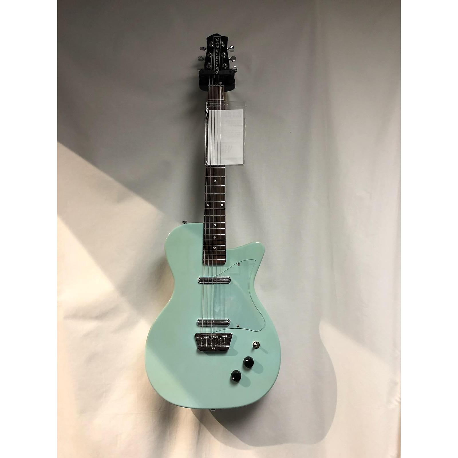 Used Danelectro 56 U2 Pro Solid Body Electric Guitar Sonic Blue