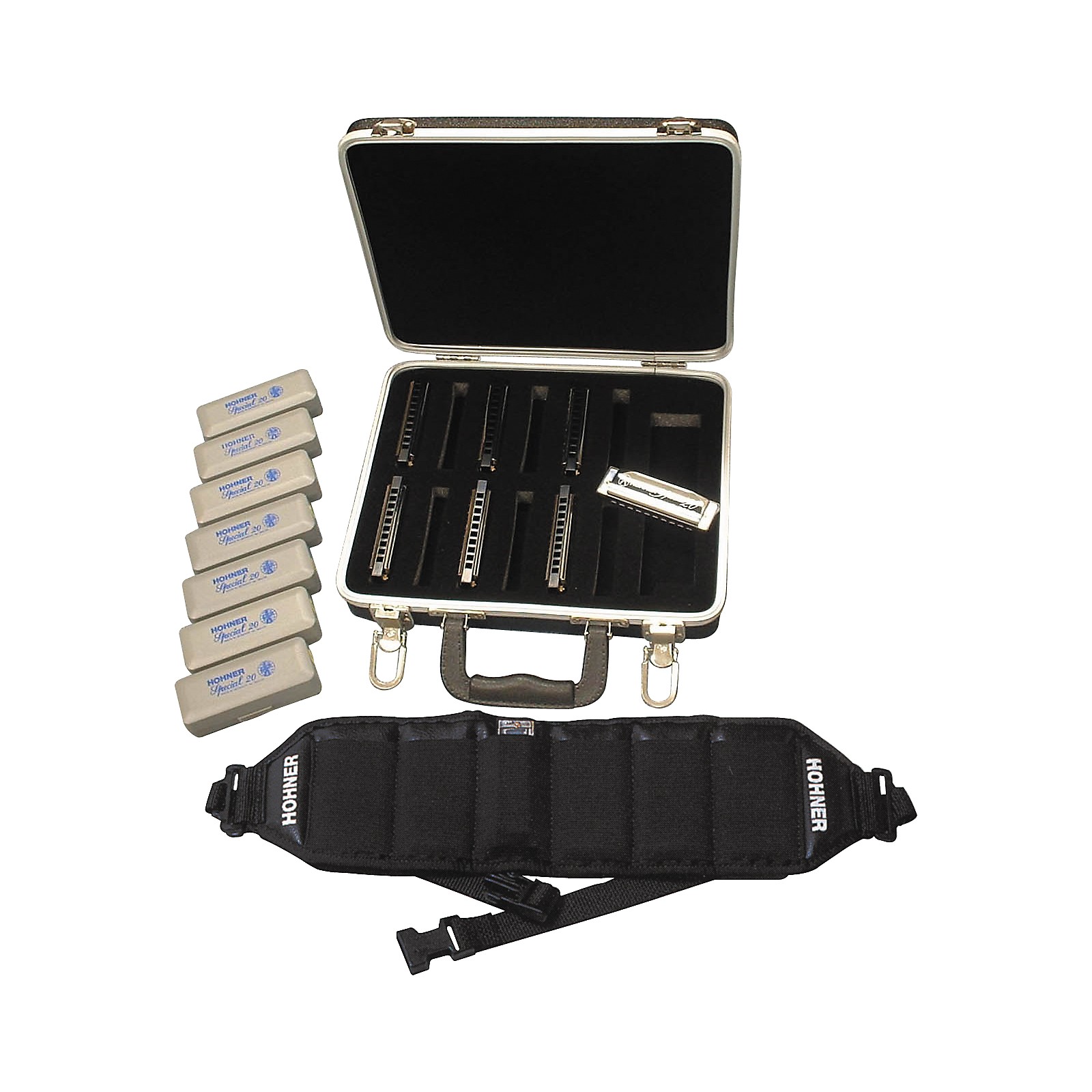 Hohner 560/20 Special 20 Harmonica Pack with Case and Belt Musician's