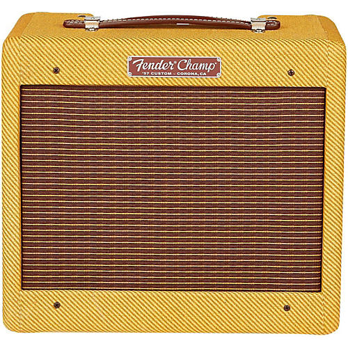 Fender '57 Custom Champ 5W 1x8 Tube Guitar Amp Condition 2 - Blemished Lacquered Tweed 197881396466