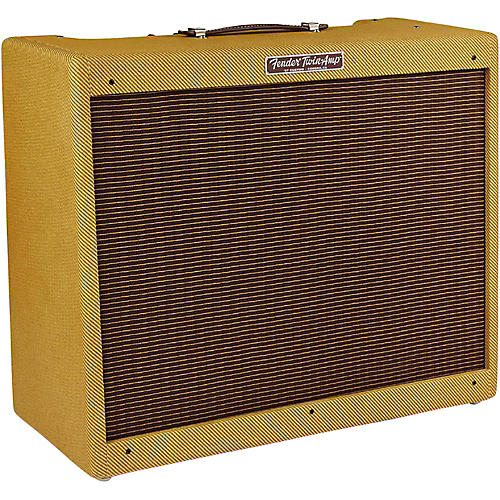 Fender '57 Custom Twin-Amp 40W 2x12 Tube Guitar Amplifier Lacquered Tweed