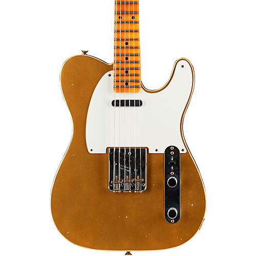 Fender Custom Shop '58 Telecaster Journeyman Relic Electric Guitar Aged HLE Gold