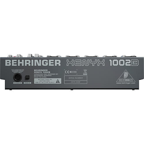 lade Trouwens Tactiel gevoel Behringer XENYX 1002B 5-Channel Compact Mixer | Musician's Friend