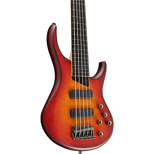 MTD Kingston ZX 5-String Fretless Electric Bass Guitar Cherry