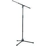 582918000001000 - K&M Microphone Stand with Telescoping Boom Arm Black - Microphone Stands - Stands & Racks - 21090-500-55