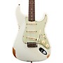 Fender Custom Shop '59 Heavy Relic Stratocaster Rosewood Fingerboard Electric Guitar Aged Olympic White
