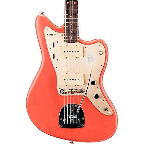 Fender Custom Shop '59 Journeyman Jazzmaster Rosewood Fingerboard Electric Guitar Super Faded Aged Fiesta Red