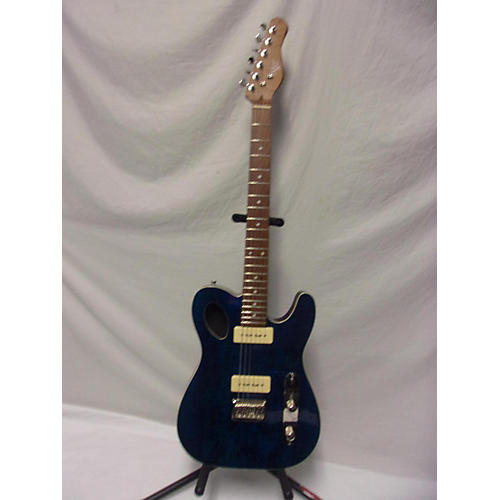 Michael Kelly 59 Port Thinline Hollow Body Electric Guitar Blue