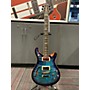 Used PRS 594 Hollow 10 Top Wood Library Hollow Body Electric Guitar River Blue Burst