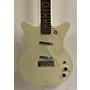Used Danelectro 59M NOS+ Solid Body Electric Guitar Aged White