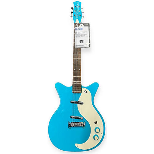 Danelectro '59M NOS Solid Body Electric Guitar Blue