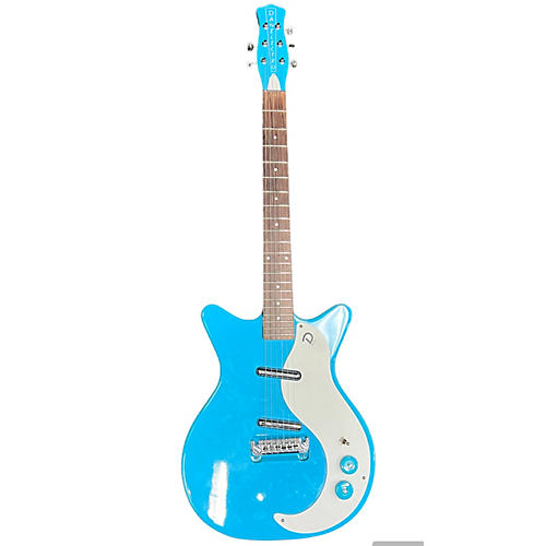 Danelectro 59m NOS+ Solid Body Electric Guitar baby blue
