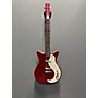 Used Danelectro '59m NOS+ Solid Body Electric Guitar Red Sparkle