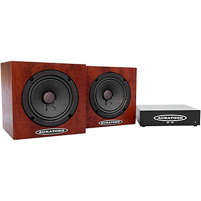 Auratone 5C Super Sound Cubes 4.5" Passive Reference Monitors With A2-30 Power Amp (Pair)