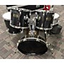 Used GP Percussion 5PC COMPLETE DRUM SET Drum Kit Black