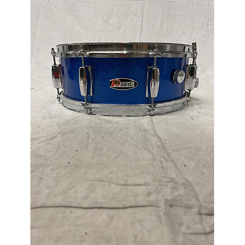 Pearl 5X14 8 Lug Drum blue sparkle 8