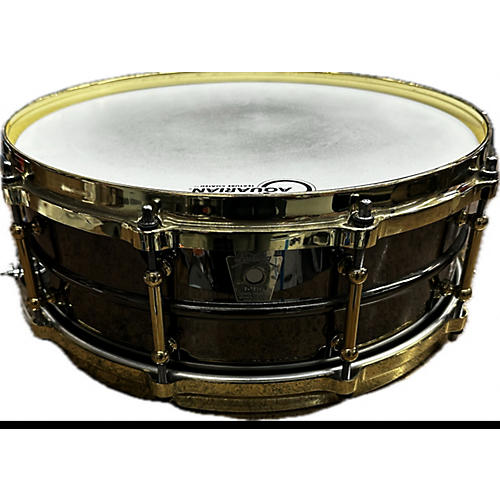 Ludwig 5X14 Black Beauty Snare Drum Brass 8