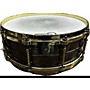 Used Ludwig 5X14 Black Beauty Snare Drum Brass 8