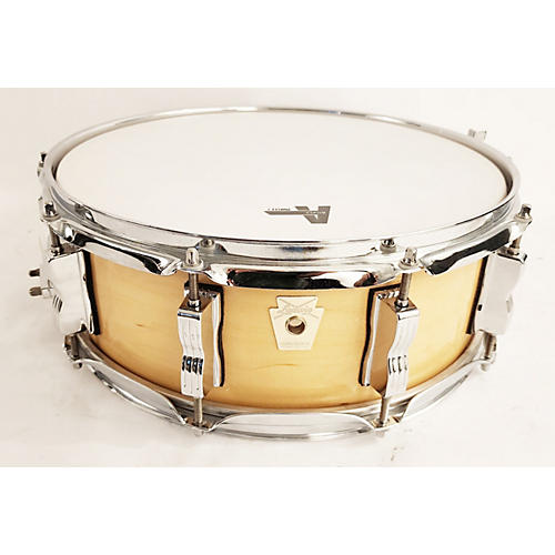 Ludwig 5X14 Classic Jazz Festival Snare Drum Vintage Natural 8