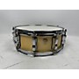 Used Ludwig 5X14 Classic Maple Snare Drum Yellow Sparkle 8