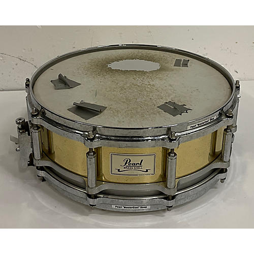 Pearl 5X14 Free Floating Snare Drum Brass 8