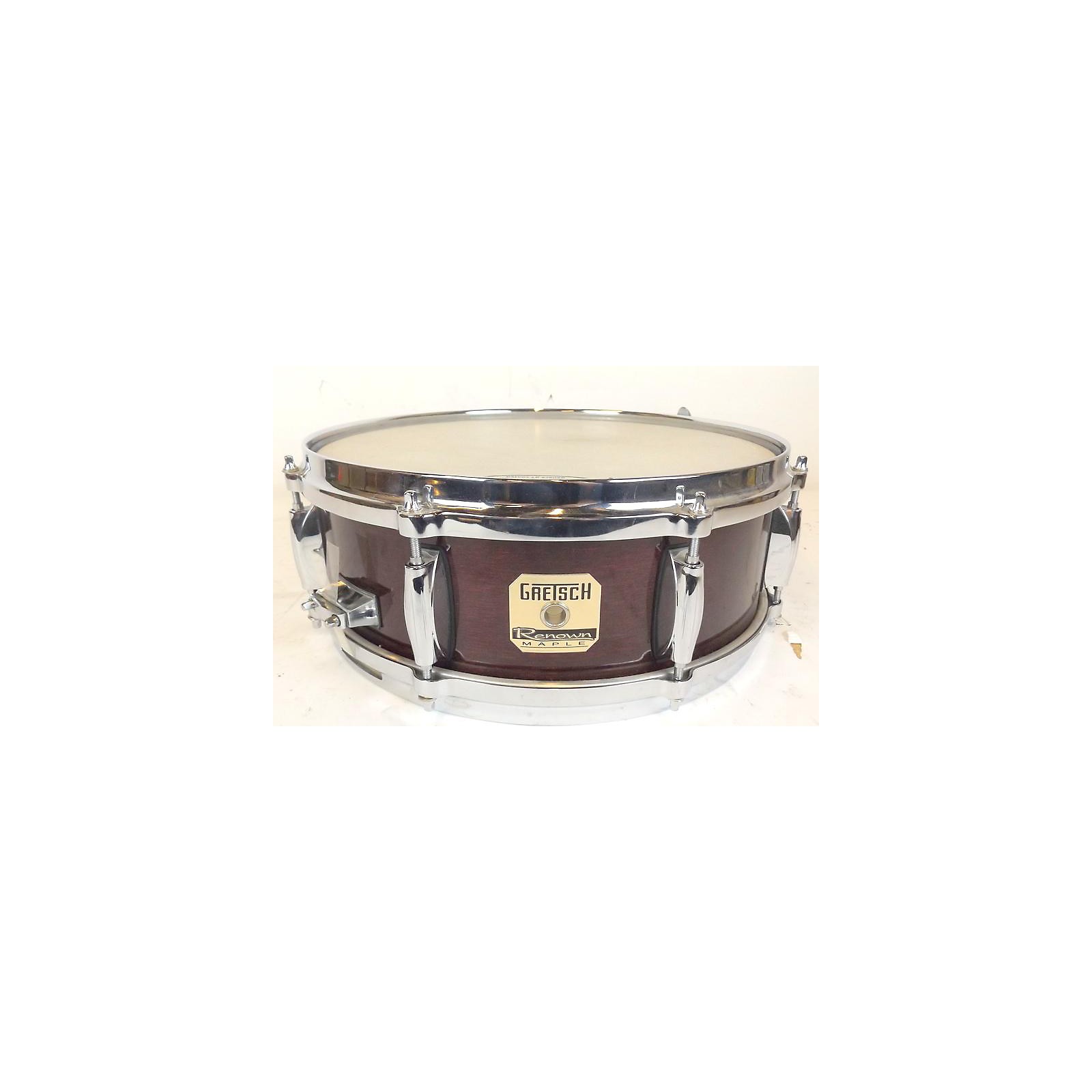 Used Gretsch Drums 5X14 Renown Snare Drum Red 8 | Musician's Friend