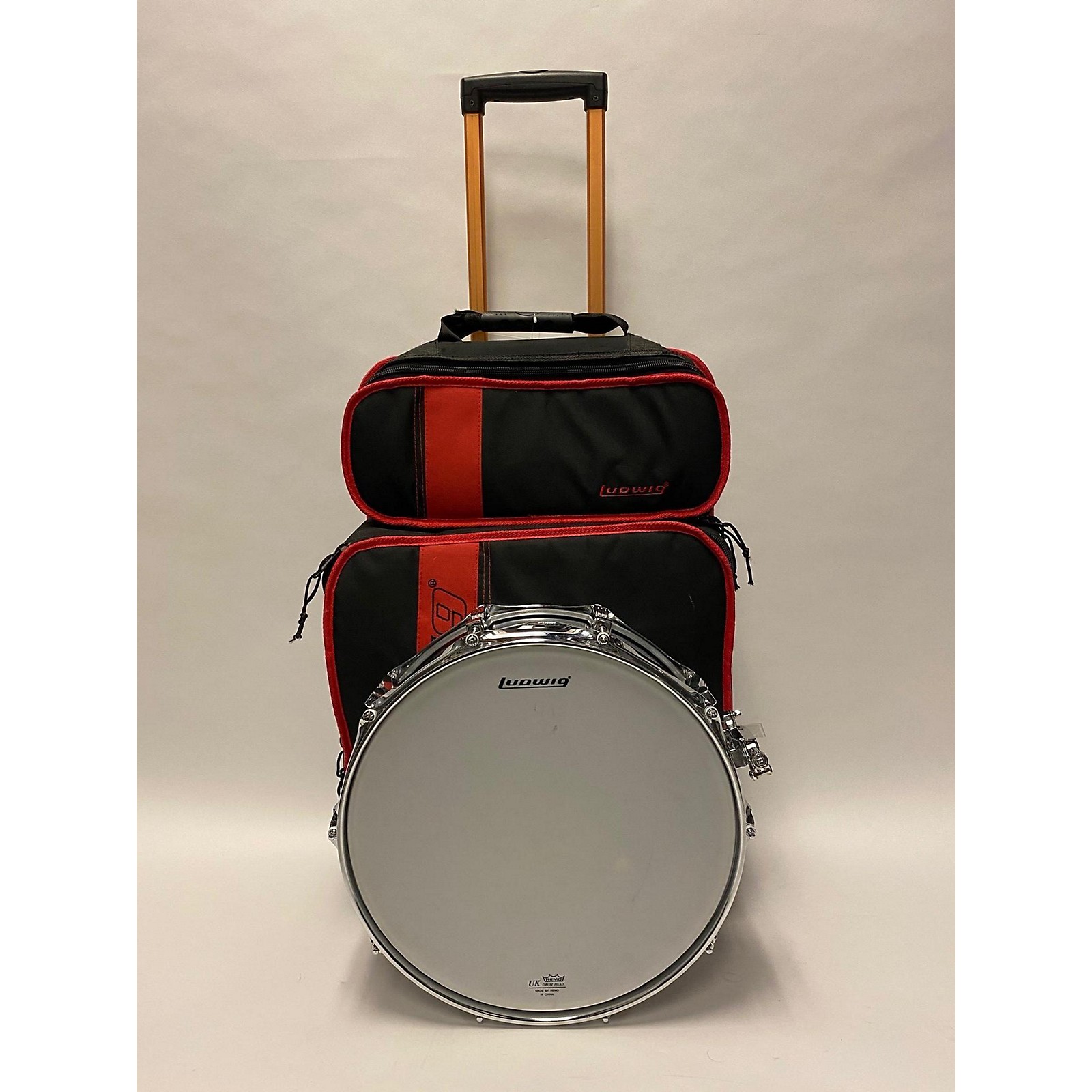 Used Ludwig 5X14 STUDENT SNARE Drum STEEL 8 Musician's Friend